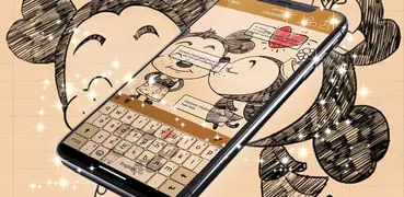 Cartoon Keyboard Theme