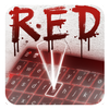 آیکون‌ Red Keyboard HD