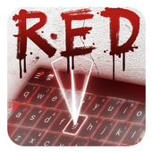 Red Keyboard HD أيقونة