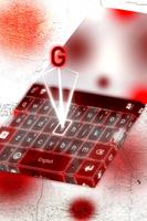 Clavier rouge 2021 HD Affiche