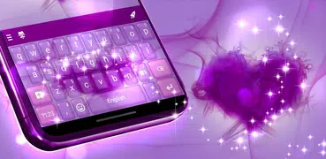 Клавиатура фиолетовая