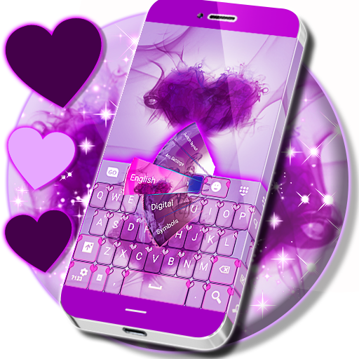鍵盤紫色
