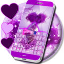 Клавиатура фиолетовая APK