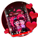 Tema do teclado do amor APK