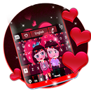 Tema do teclado do amor APK