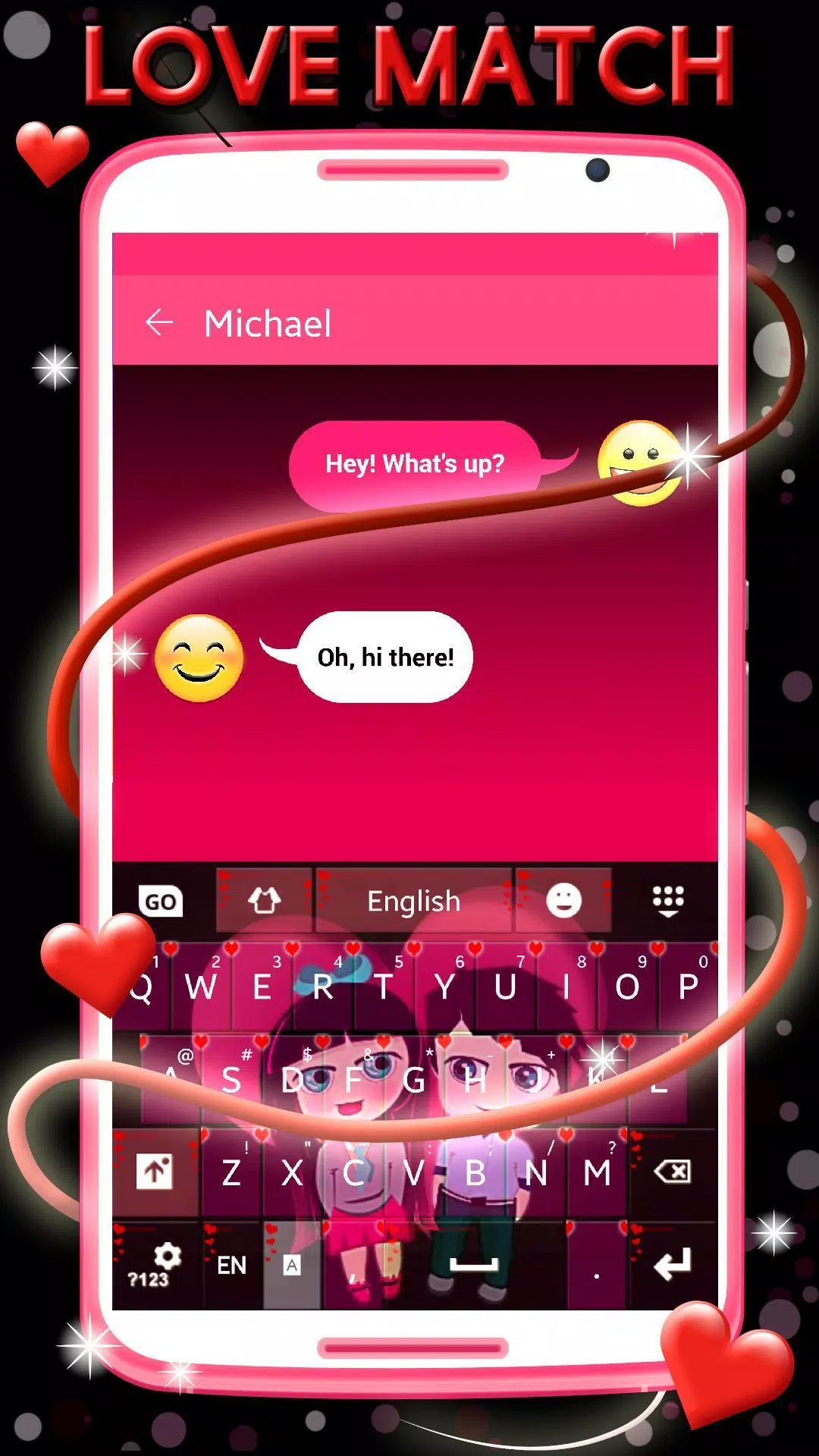 Descarga de APK de Tema del teclado del amor para Android