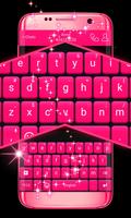 Teclado rosa para WhatsApp captura de pantalla 2