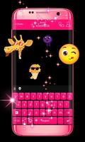 برنامه‌نما Pink Keyboard For WhatsApp عکس از صفحه