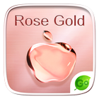 Rose Gold GO Keyboard Theme ikona