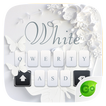 White GO Keyboard Theme