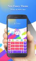 XColor GO Keyboard Theme Emoji screenshot 1