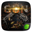 Gun GO Keyboard Theme & Emoji