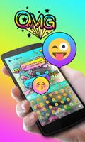 OMG GO Keyboard Theme imagem de tela 2