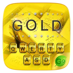 Pure Gold GO Keyboard Theme APK download