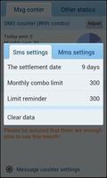 GO SMS Pro Message Counter تصوير الشاشة 1