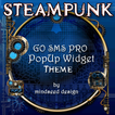 Steampunk GOSMS Pro PopUp Blue