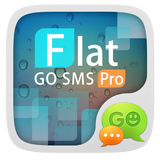 (FREE)GO SMS FLAT THEME icône