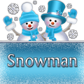 Snowman Go SMS theme