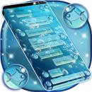 Tema de SMS de bolhas de água APK