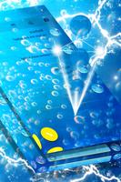 水の泡のSMSのテーマ スクリーンショット 1