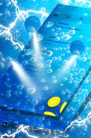 水の泡のSMSのテーマ スクリーンショット 2