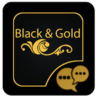 Black and Gold GOSMS PRO Theme иконка