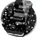 Black Bubbles SMS Theme APK