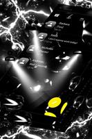 Black Bubbles SMS Theme Ekran Görüntüsü 2
