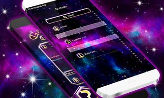 2 Schermata Tema Galaxy SMS stupefacente