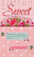 (FREE) GO SMS PRO SWEET THEME الملصق