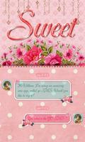 (FREE) GO SMS PRO SWEET THEME Affiche