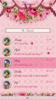 (FREE) GO SMS PRO SWEET THEME 스크린샷 2