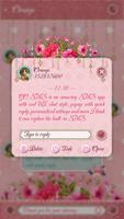 (FREE) GO SMS PRO SWEET THEME تصوير الشاشة 3