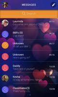 (FREE) GO SMS PRO FLARE THEME تصوير الشاشة 2