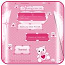 Pink SMS Themes APK