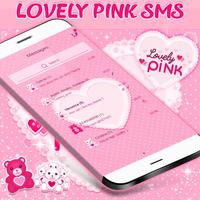 Розовые SMS темы скриншот 1