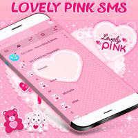 핑크 SMS 테마 스크린샷 2