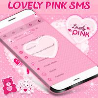 Thèmes SMS roses capture d'écran 3