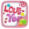 (FREE) GO SMS LOVE YOU THEME أيقونة