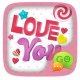 (FREE) GO SMS LOVE YOU THEME ไอคอน