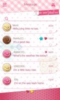 (FREE) GO SMS LOVE YOU THEME скриншот 2