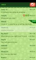 GO SMS Pro Moji Theme imagem de tela 1