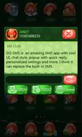 GO SMS Pro Moji Theme imagem de tela 2