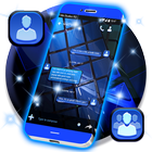 Blue SMS Theme 2021 icône