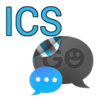 GO SMS THEME - Smooth ICS Blue icône