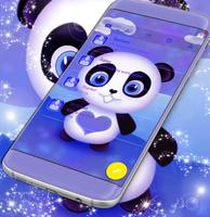 Tema bonito do SMS Panda Cartaz