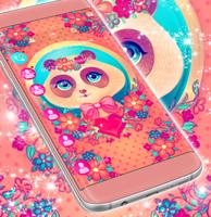 Pink Panda para SMS Cartaz
