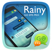 (FREE) GO SMS PRO RAINY THEME ไอคอน