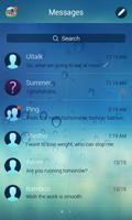 (FREE) GO SMS PRO RAINY THEME capture d'écran 2