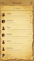 FREE - GO SMS LETTERS THEME imagem de tela 2